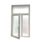 Custom Size UPVC twalèt Windows